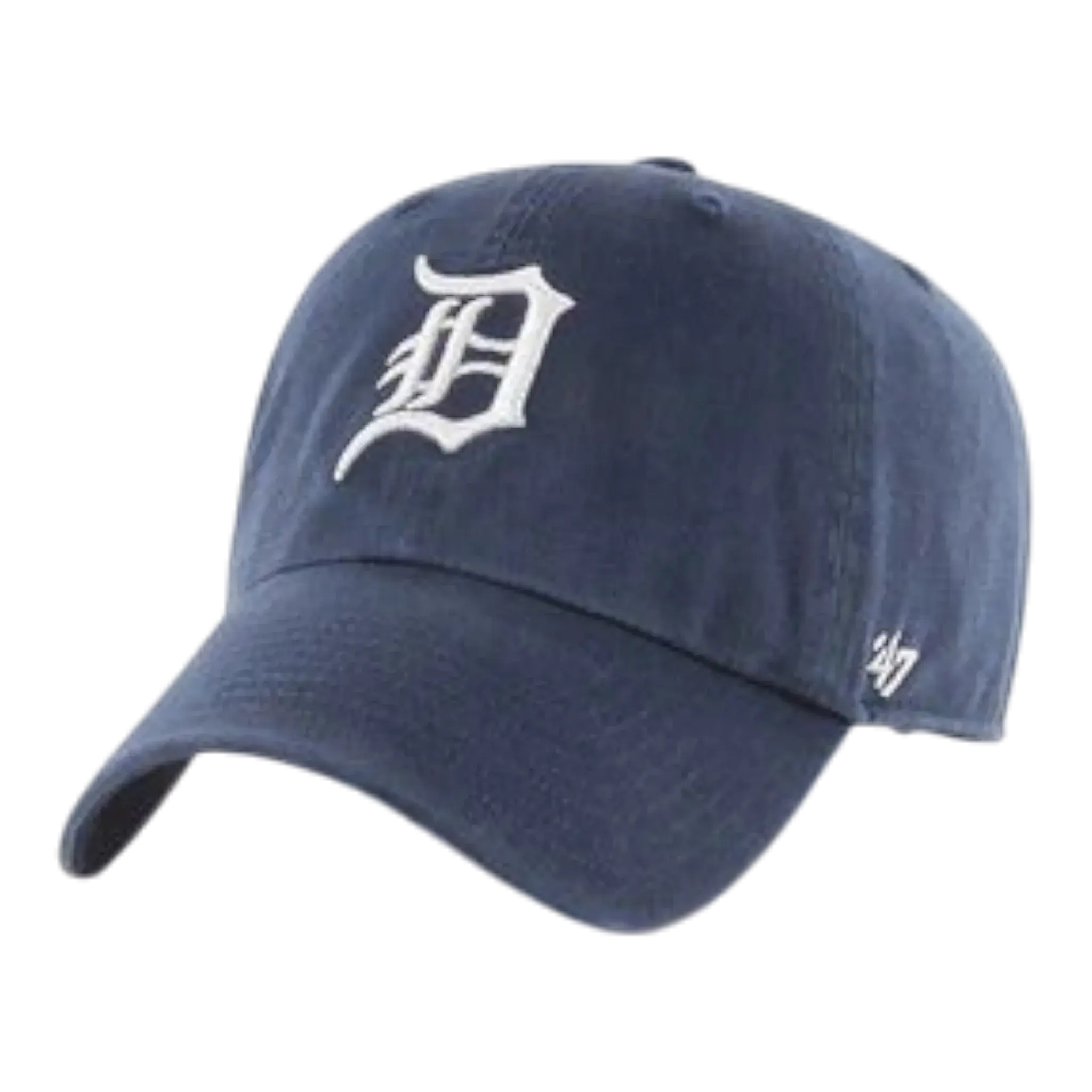 47 Brand Clean Up Detroit Tigers Strapback in Navy | Adjustable Cap