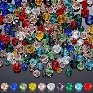 Crystal glass handmade jewelry accessories, suitable for DIY beaded bracelets