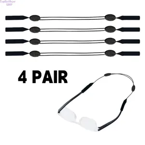 Unisex Adjustable Eyewear Retainer, Ultra Soft No-Slip Glasses Ear Hook, Flexible Plastic Secure Fit Eyeglass Strap Holder, Comfortable Snug Grip Accessory for Sports, Reading, Outdoor and Daily Eyewear Use