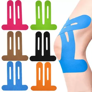 Kinesiology Tape for Knees, 10 Count Knee Tape for Knee Pain Relief Pre Cut, Latex Free Knee Tape, Support Muscles and Joints, Knee Kinesiology Tape Pre Cut, Waterproof and Elastic