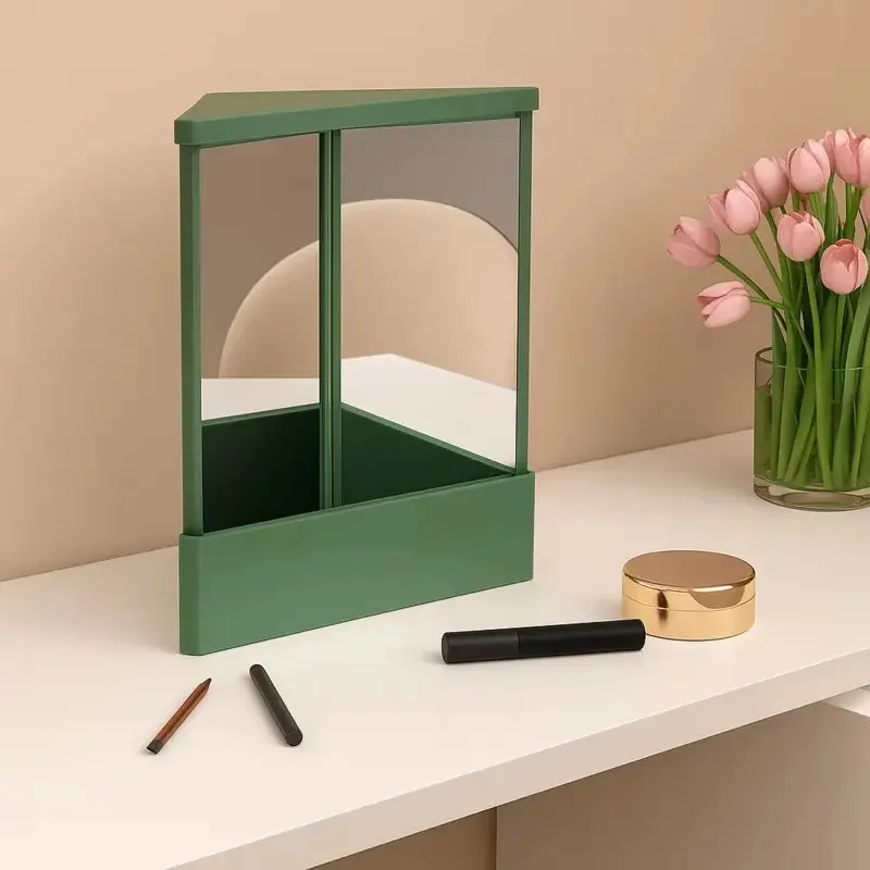 True Reflection Non-Reversing Mirror For Makeup Table, Accurate Visual Desktop Mirror For Daily Grooming And Home Decor