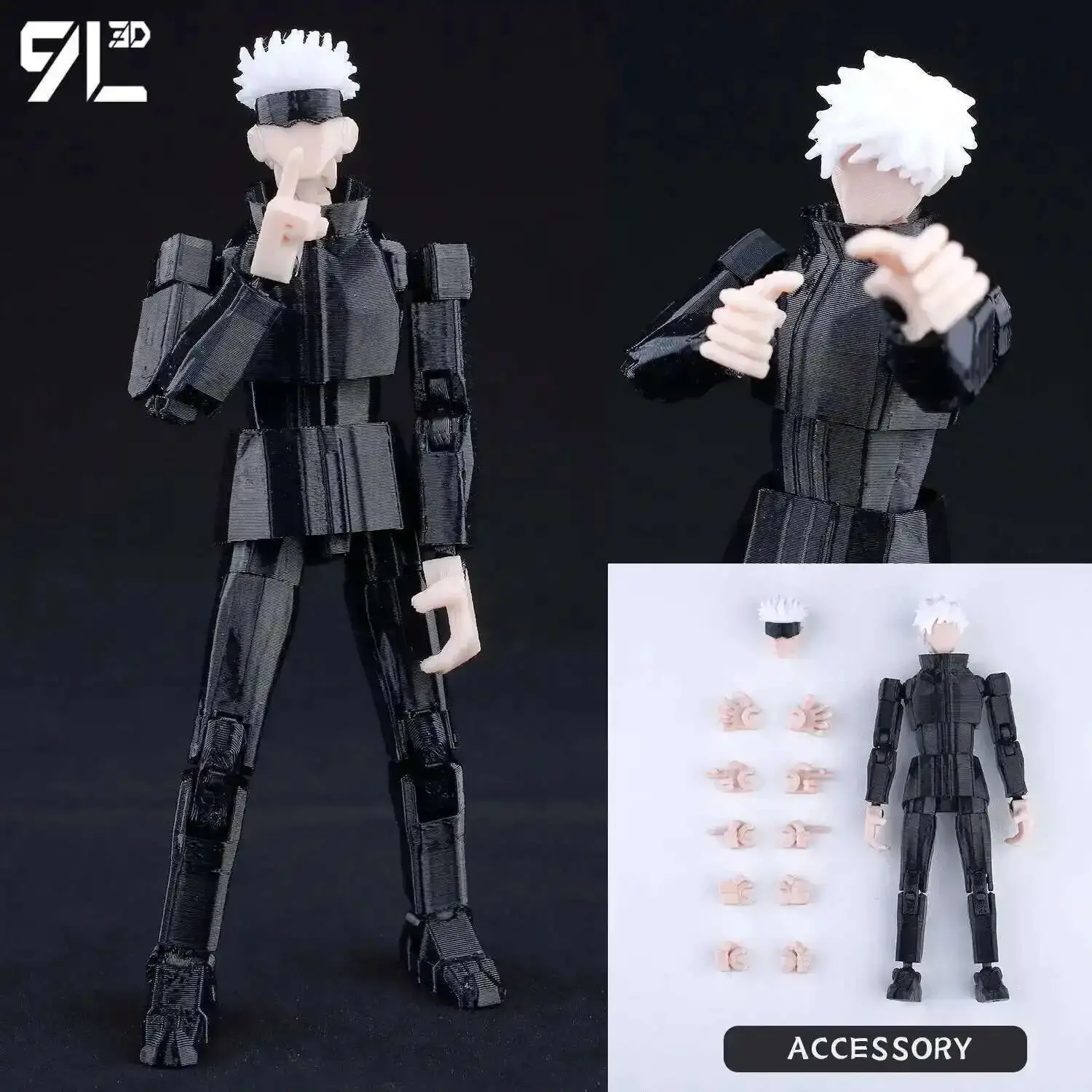 Gojo Black Outfit0