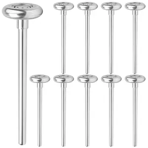 10-Pack 7" Stem Steel Garage Door Rollers for 2" Track-Long Shaft Upgrade for Heavy  & Wide Doors-Sealed 10-Ball Bearings for Stability & Gap Fix
