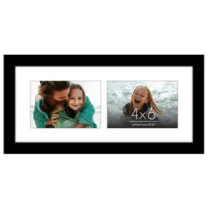 Collage Picture Frame | Multi-Photo Display | With Removable Mat | Wall Decor