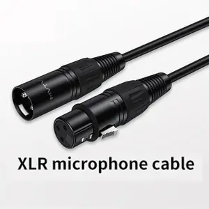 XLR Male to Female Microphone Cable Balanced 3 Pin Mic Connector Extension Cord