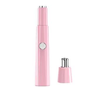 Eyebrow-Facial Hair Remover Women: Portable 2 in 1 Electric Shaver and Facial Trimmer - Rechargeable Eyebrow Lips Body Facial Razor Comfort