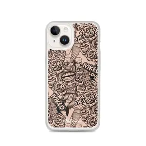 Inked All Over MagSafe® clear case for iPhone®