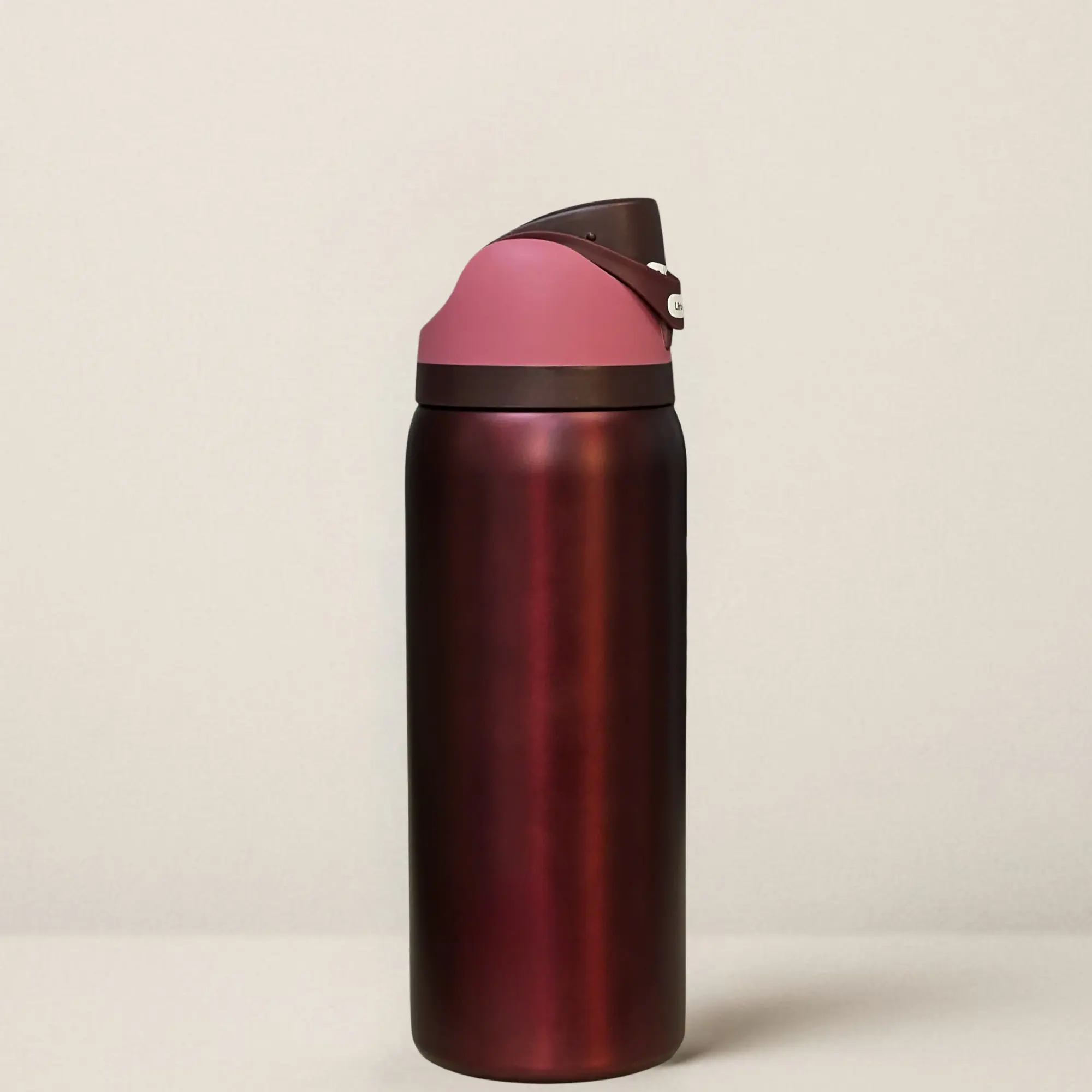 Black Cherry FreeSip 32 oz Water Bottle, Leakproof, Insulated Water Bottle Button Drinkware, Valentine Day Gift, Gift For Her