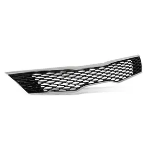 Fit For 2016-2018 Kia Optima SX SXL Front Bumper Upper Grille Black & Chrome