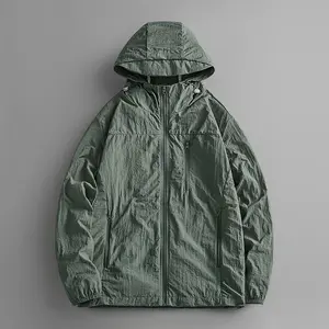 Sun Protection Clothing Men's Summer UV Protection Cool Breathable Casual Versatile Sports Outdoor Fishing Clothes Coat