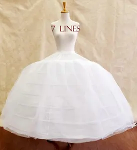 (LIVE 1) Crinoline, Petticoat, 7 Lines hoop, Make skirt more fluffy