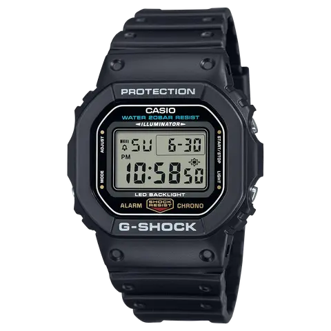 CASIO G-SHOCK DW-5600 Digital Square Watch, 5600 Series Men's Accessories Shock-Ready Fashion Men's Watch, Shock‑Ready Watch