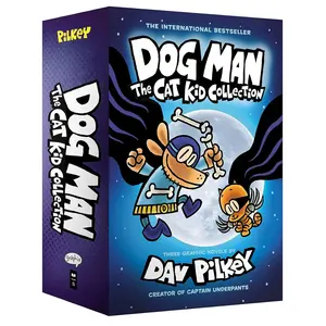 Dog Man: The Cat Kid Collection: From the Creator of Captain Underpants (Dog Man #4-6 Box Set) Hardcover – Box set, September 3, 2019