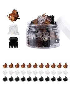 Durable Mini Hair Claws, Hair Accessories for Women & Girls, Minimalist Headwear Suitable for Thick Hair, Fashion Hair Accessories for Party, Daily Clothing Decor, Hair Clip