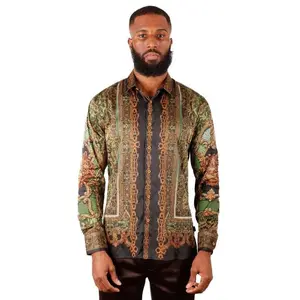 The Rage Look Rhinestone Olivo Shirt