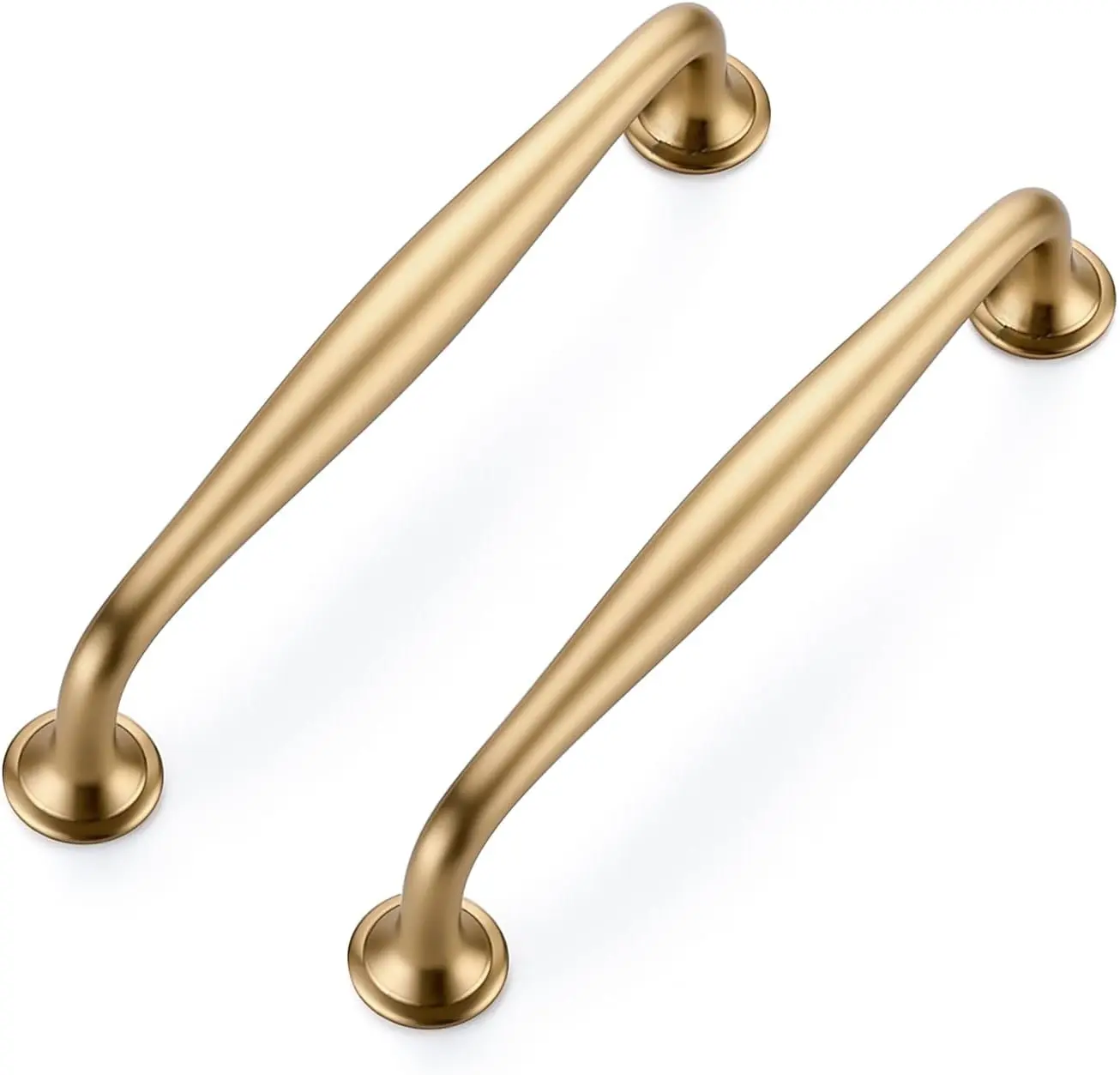 5 Inch 10 Pack Champagne Bronze & Antique Brass & Antique Brass & Antique Brass &  Matte Black & Polished Chrome Cabinet Handles Solid Pulls | Zinc Alloy, Cabinet Pulls, Cupboard Drawer Handles, Easy Installation, Standard Size Hole Center Screws Included
