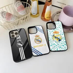 R-Reals M-Madrids Phone Case for 17 Pro Max iphone 16 Plus 15 Pro Max 14 12 11 13 Mini X Xs XR PC+TPU Cover