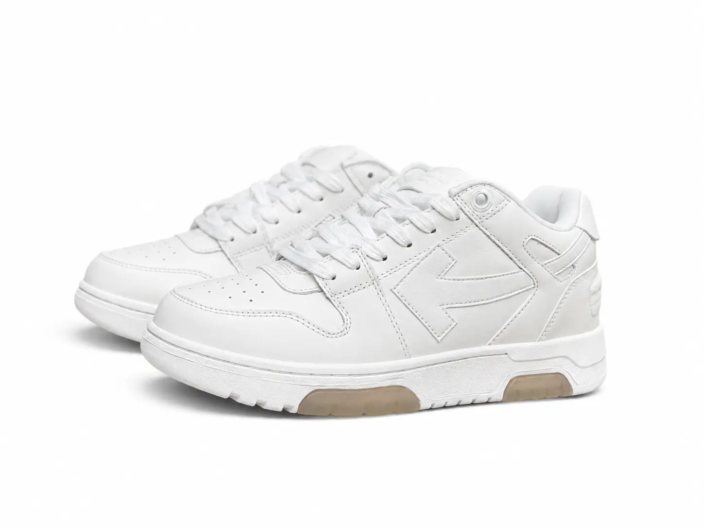 Triple White Sneaker - Classic Low-Top Sneakers – Comfortable Lace-Up Walking Shoes - Breathable Sports and Walking Shoes