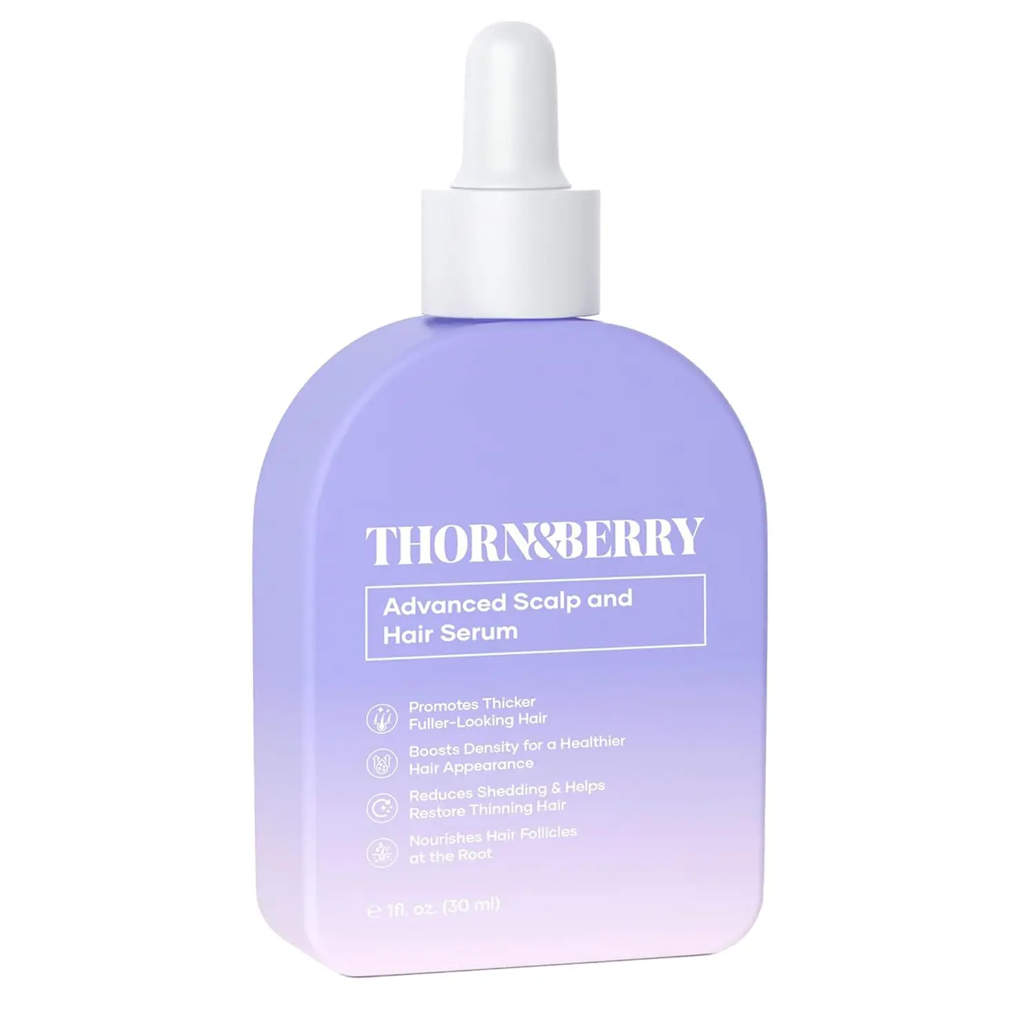 Hair Growth Serum for Thinning Hair | Thicker Fuller Hair Thickening Serum | Rosemary Oil, Saw Palmetto, Biotin | Multi Peptides, Redensyl, Topical Caffeine Scalp Serum for Women | Density DHT Blocker