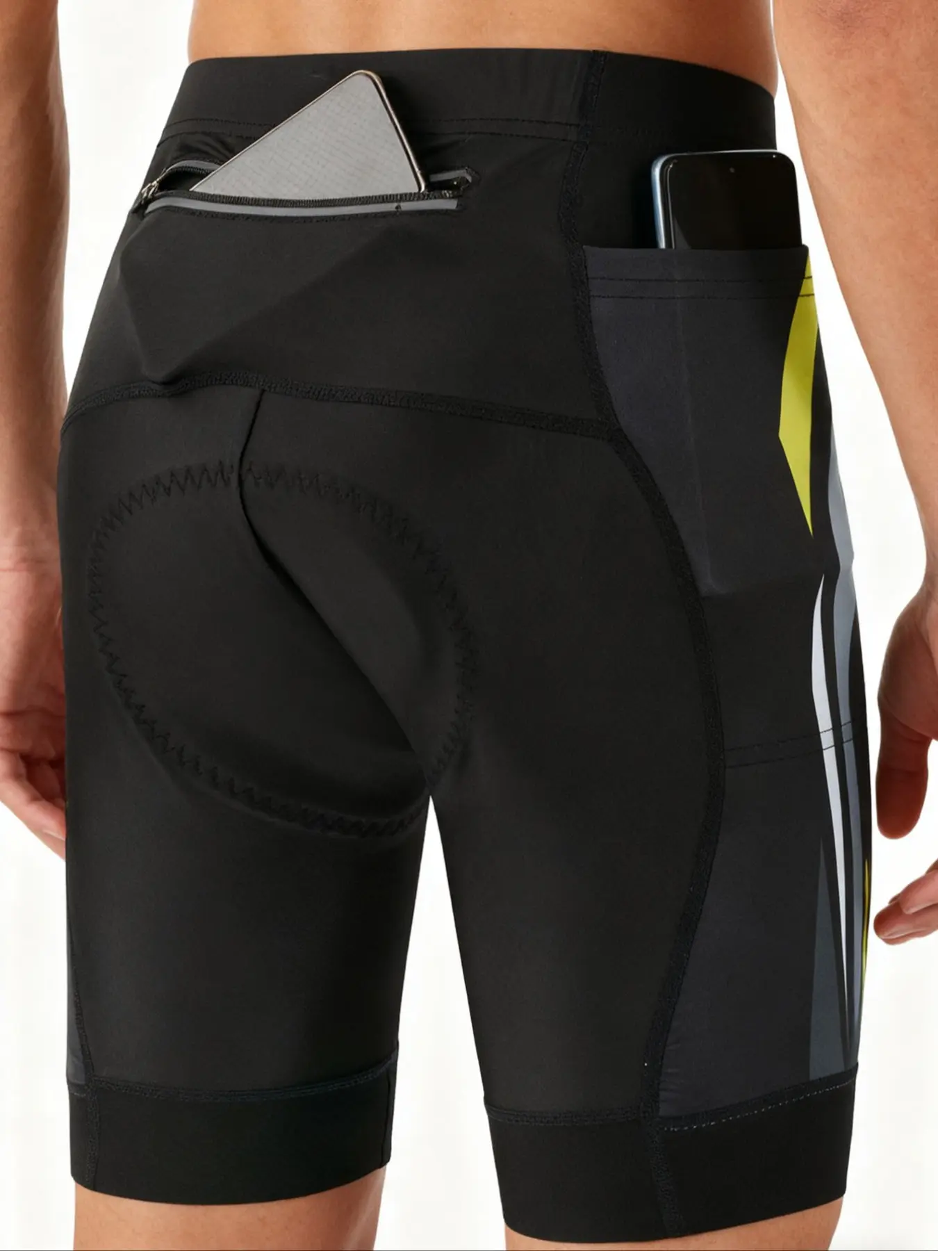 Men's 3D Stereo Cycling Shorts, Breathable Road Bike Shorts with Pockets, Elastic Bicycle Shorts for Comfort and Performance, Workout Biker Shorts, Riding Shorts, Sportswear
