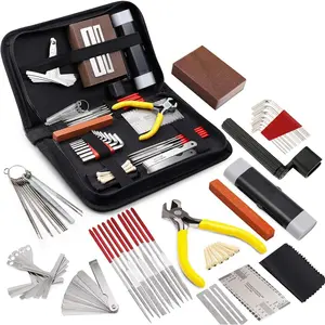 Cybertron Tools  45Pcs Guitar Repairing Maintenance Tool Kit with Carry Bag Large Care Set of Tools For Acoustic Guitar Electric guitar Ukulele Bass Banjo,Perfect Gift for Music or String Instrument Enthusiast