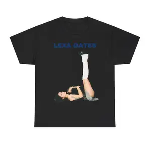 Lexa Gates Stylish Black Shirt  Trendy Women's Fashion Tee Cotton Fit