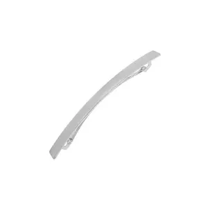 Brushed Metal Long and Skinny Barrette
