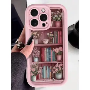 Book-Themed Colorful Slot Fashion Soft Shockproof Phone Case Cute Stylish Thick Protective Case for iPhone 11-17 16E X XS XSMAX 12MINI 13MINI Perfect Christmas Gift