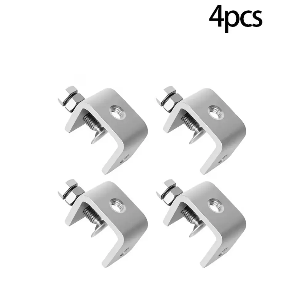 4pcs 1 Inch C Clamps, Heavy Duty C Clamp Small with Stable Wide Jaw Opening & I Beam Design, Desk Woodworking Clamp Tiger Clamp, Clamping Range 16-25Mm