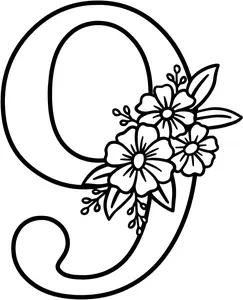 12 inch Black Metal Letter & Number Wall Decoration, Personalized Initials, Wedding & Home Decor
