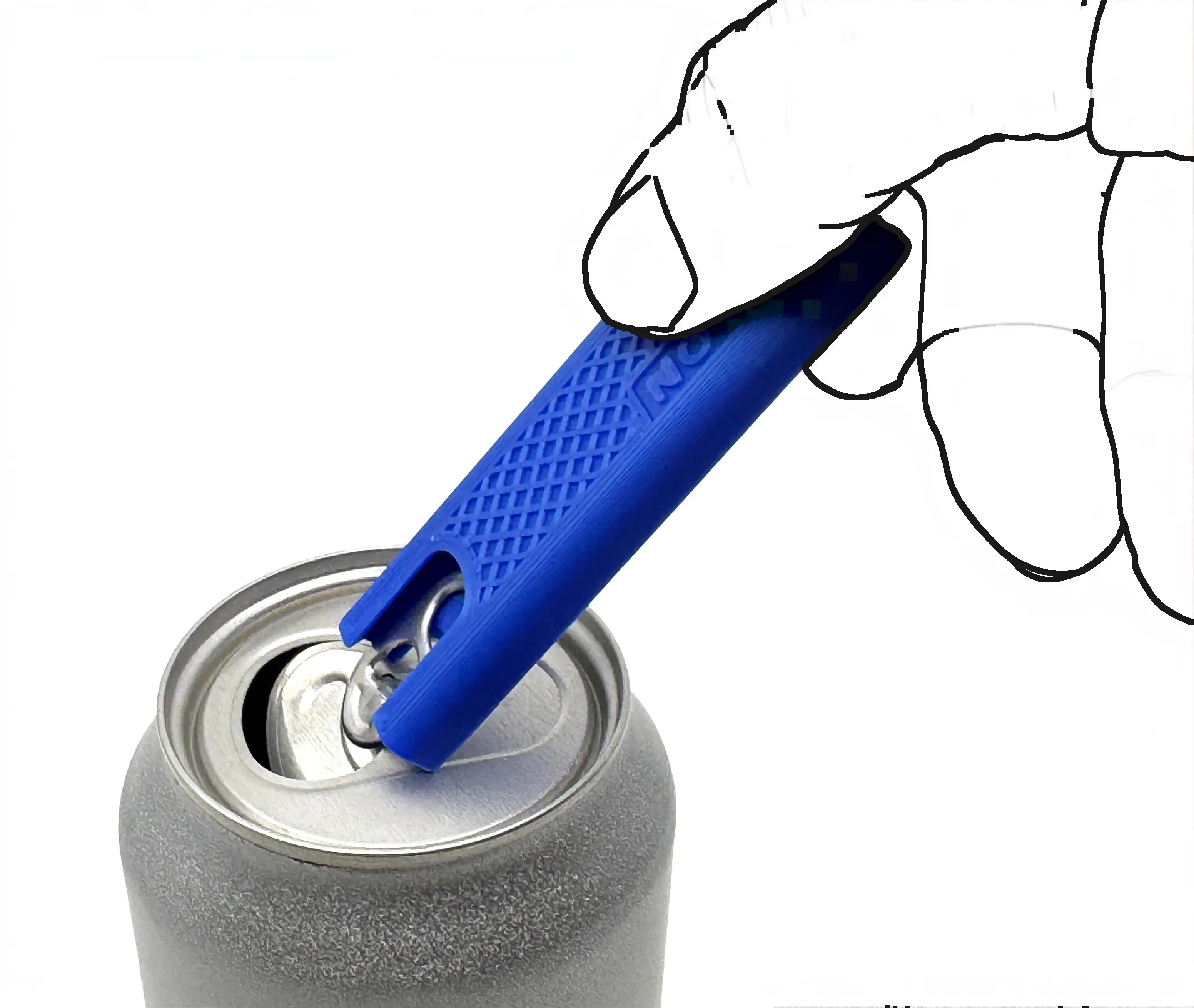 Intulon Colorful Can Tab Opener Compact Ergonomic Kitchen Gadget