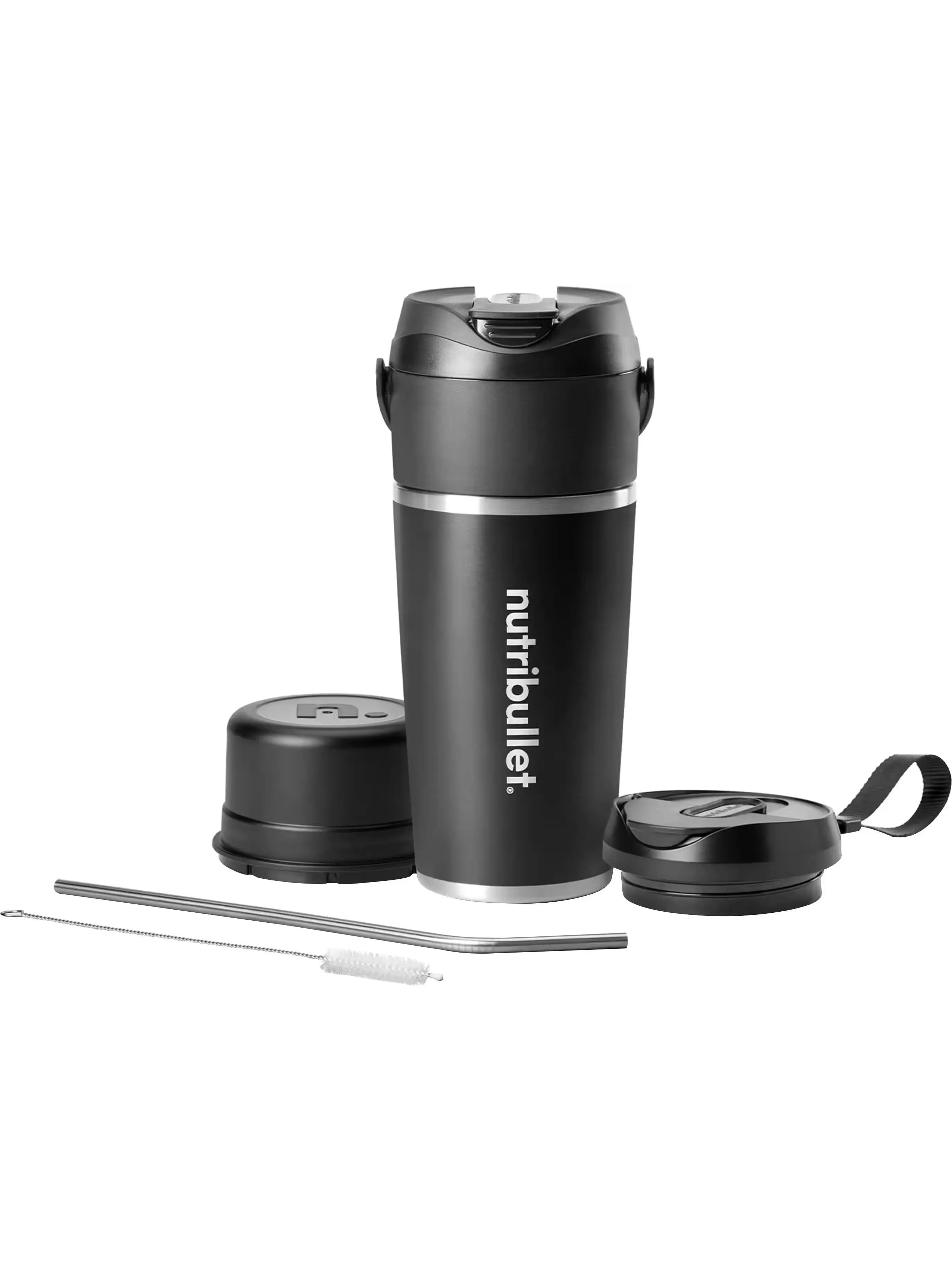 NutriBullet - Flip Insulated Portable Blender - Black