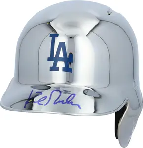 Kirk Gibson Los Angeles Dodgers Autographed Chrome Mini Batting Helmet - Fanatics Authentic Certified