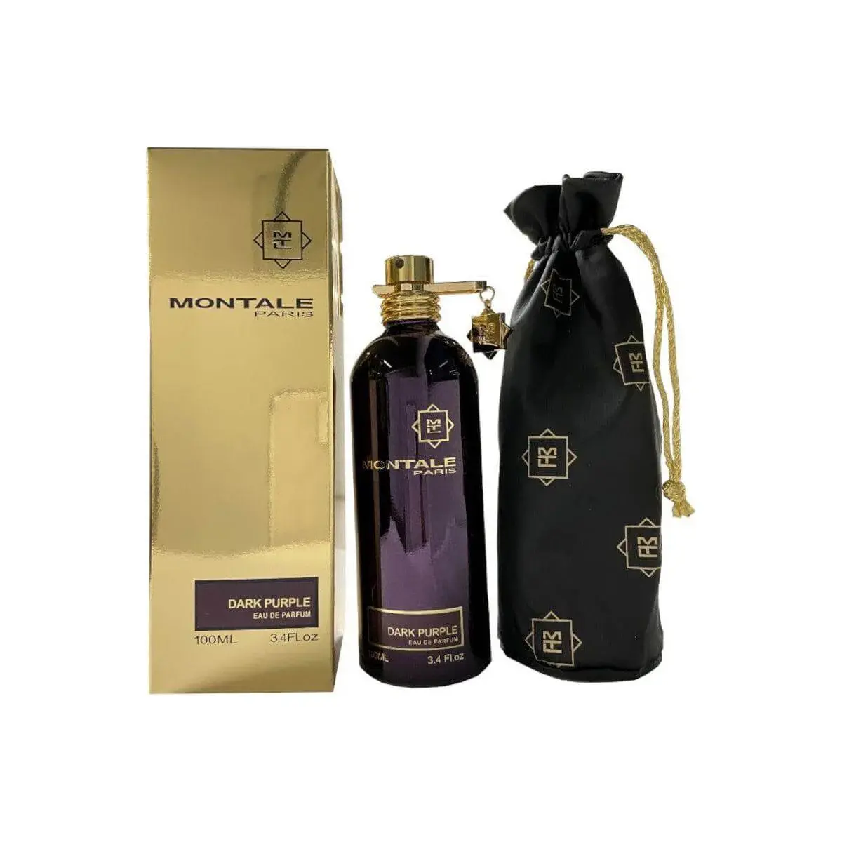 Montale Dark Purple Rich EDP Perfume for Women, 3.3-3.4 fl oz (3 to 3.9 fl oz range), Citrus-Floral-Fruity Scent, New In Box, Rose