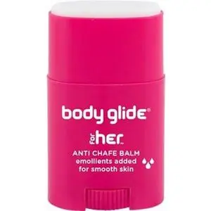 Body Glide For Her Anti Chafe Balm | Chafing stick with added emollients | Great for dry, sensitive skin and/or sensitive areas | Use on chest, bra, butt, groin, arm, and thigh chafing | 0.8oz