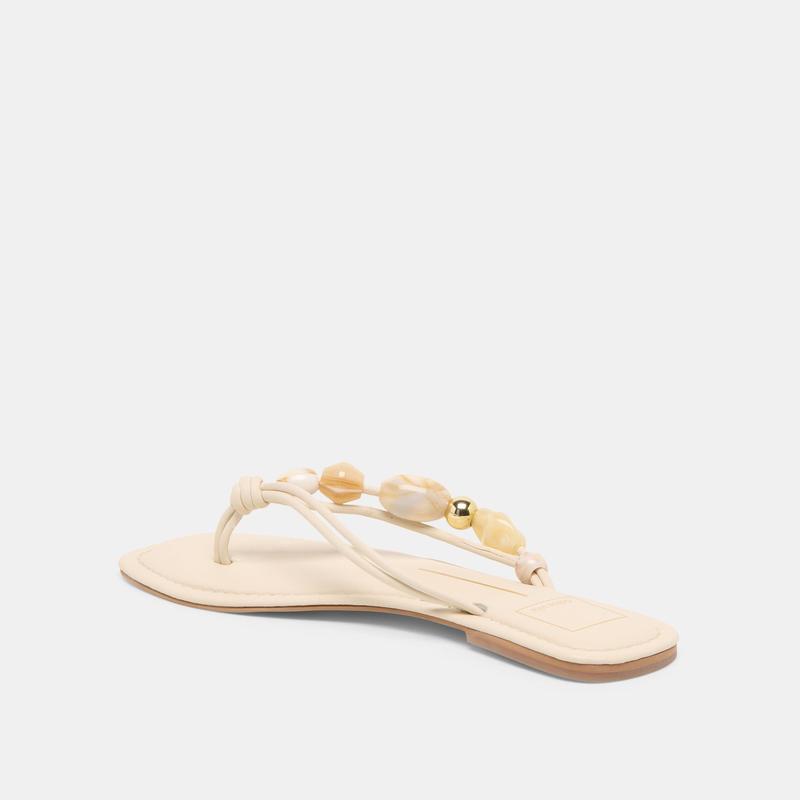 Dolce Vita CELY SANDALS IVORY LEATHER