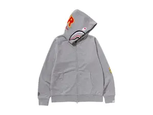 BAPE 2nd Shark Full Zip Hoodie Grey (men) by StockX
