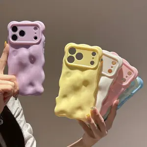 Phone Case - Pink Cloud Case for Suitable for Iphone 16 Pro Max, Compatible with New Apple 14 And 15