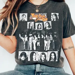 Twice This Is For Mineral Wash T-Shirt & Sweatshirt, Twice This Is For World Tour In Us Shirt, Twice Ten The Story Goes On Shirt, Twice Members Kpop Tee