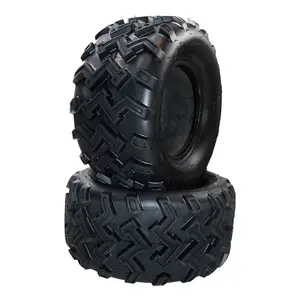 Set of 2 23X7-10 ATV Tires, 4PR All Terrain 23X7-10 TL QD115 ATV UTV Trail Sand Mud Off-Road Tires, Tubeless, Black
