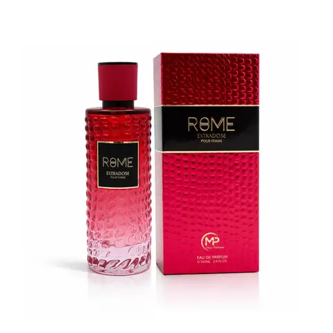 ROME EXTRADOSE Women's Intense Alcohol-Free EDP Spray - Floral Amber Fruity Oriental Scent with Bergamot, Lemon Sparkle, Coconut, Amber, Musk, Gourmand Vanilla, 3.4fl.oz Women's Perfume