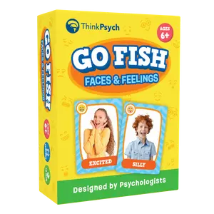 ThinkPsych Go Fish – Faces & Feelings Card Game for Kids Ages 6+