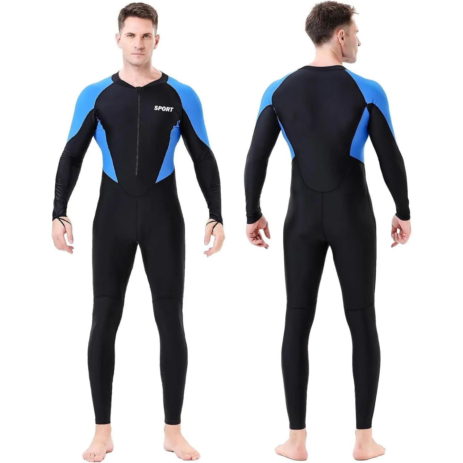 Diving Skin Suit for Women Men, Full Body Scuba Dive Swimming Thin Swimsuit, One Piece UV Protection Quick Dry Rash Guard Swimwear Surfing Snorkel Kayak Water Sport