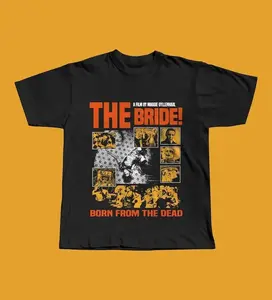 The Bride Movie T-Shirt, Jessie Buckley Christian Bale Movie Shirt, Gothic Horror Film Tee