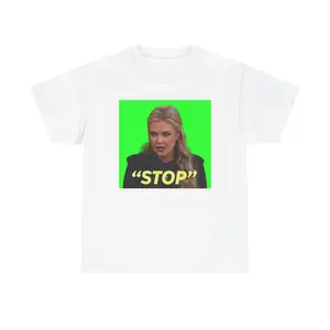 STOP Meme Reaction T-Shirt | Funny Viral Graphic Tee | Sarcastic Humor Shirt