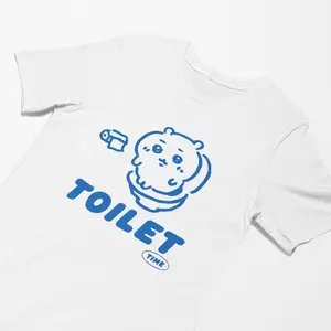 Funny Chiikawa Toilet Shirt, Cute Japanese Anime Manga Inspired Shirt, Unisex Shirt, Birthday gift for Men Women