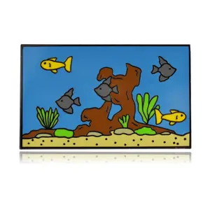 Fish Aquarium Tank Hard Enamel Pin