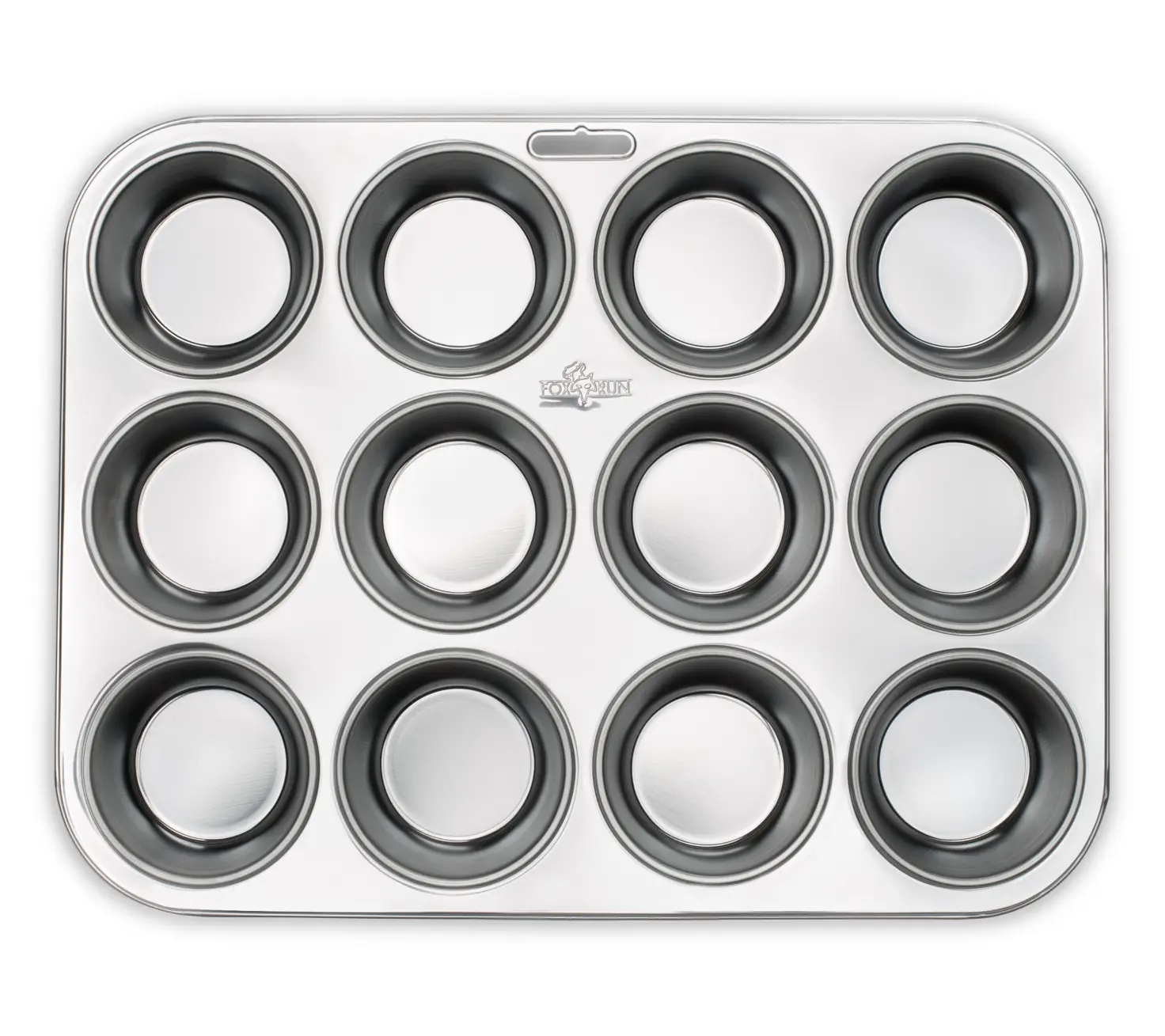Fox Run Stainless Steel 12-Cup Muffin Pan