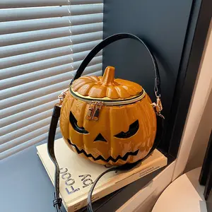 Halloween Creative Pumpkin Bag for Women 2025 New Single Shoulder Crossbody Bag