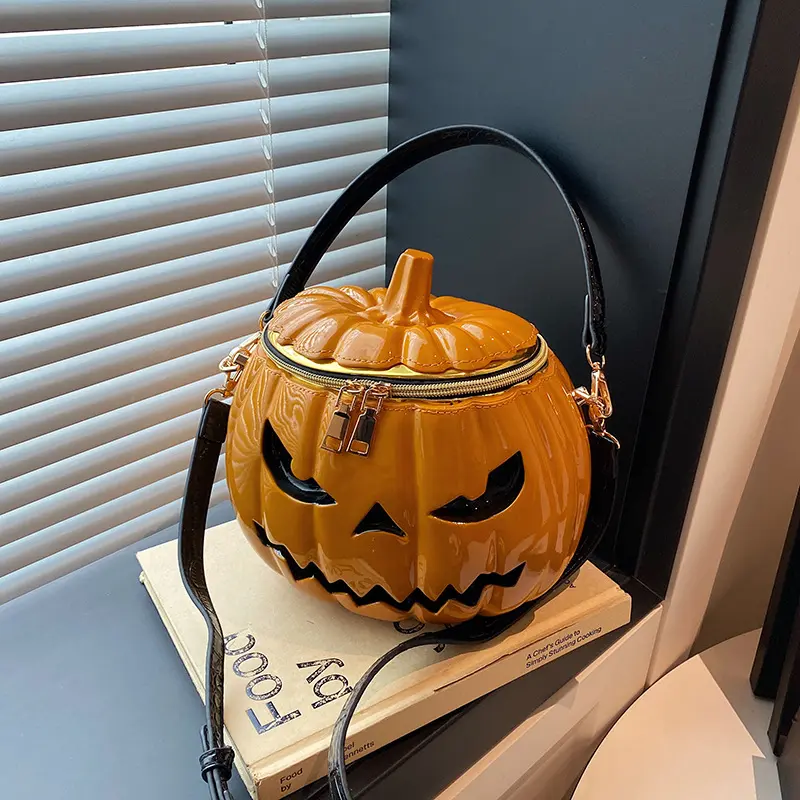 Halloween Creative Pumpkin Bag for Women 2025 New Single Shoulder Crossbody Bag